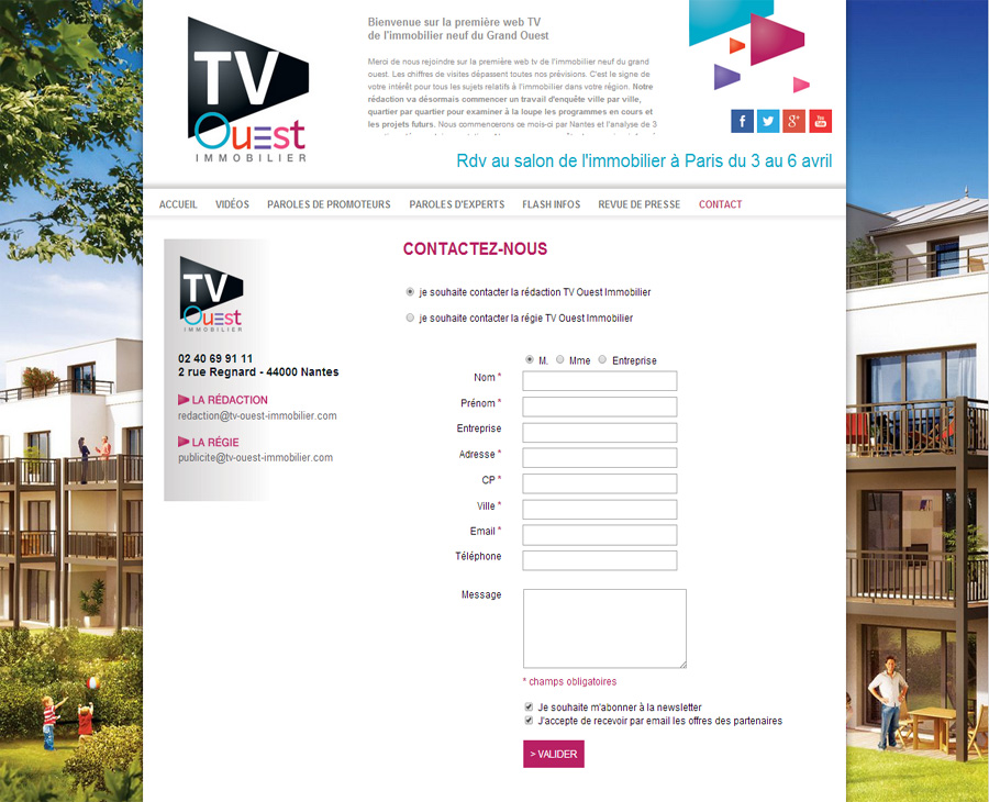 07- Contact TV Ouest IMMOBILIER